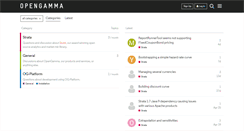 Desktop Screenshot of forums.opengamma.com